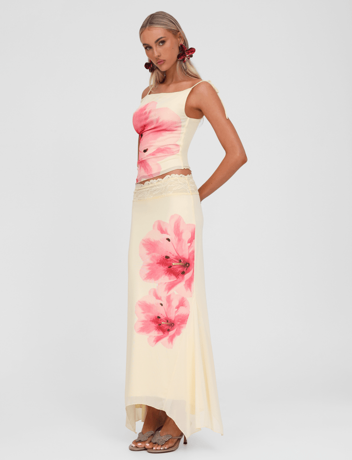 Aroa | Set Estivo con Gonna Fluida e Top Monospalla