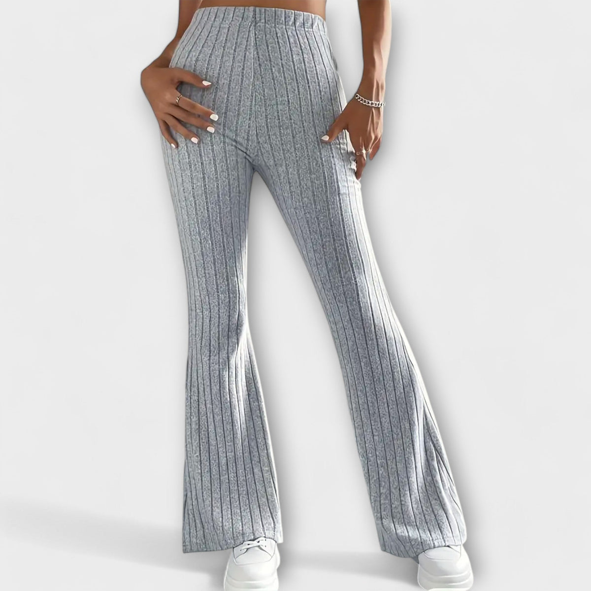 Luretta – Pantaloni svasati con struttura fine