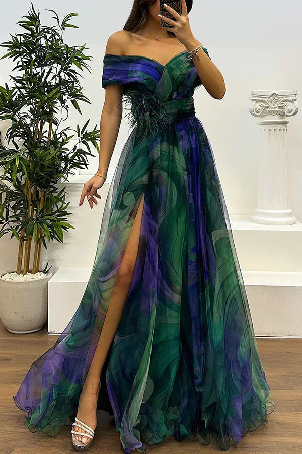 Daniela - Stupenda Maxi Dress Off Shoulder