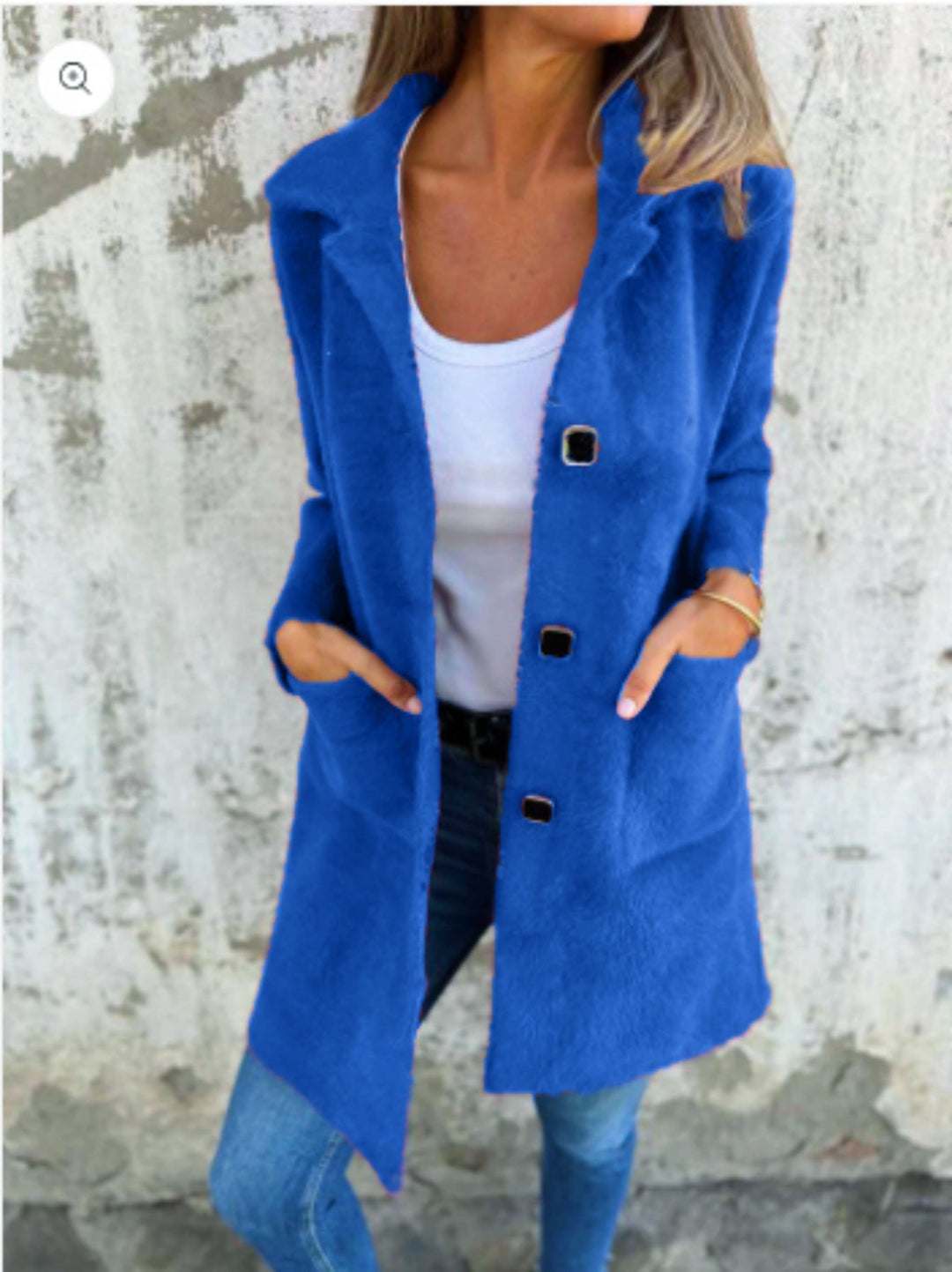 MARCE | Cappotto casual, a un solo petto, spesso con rever