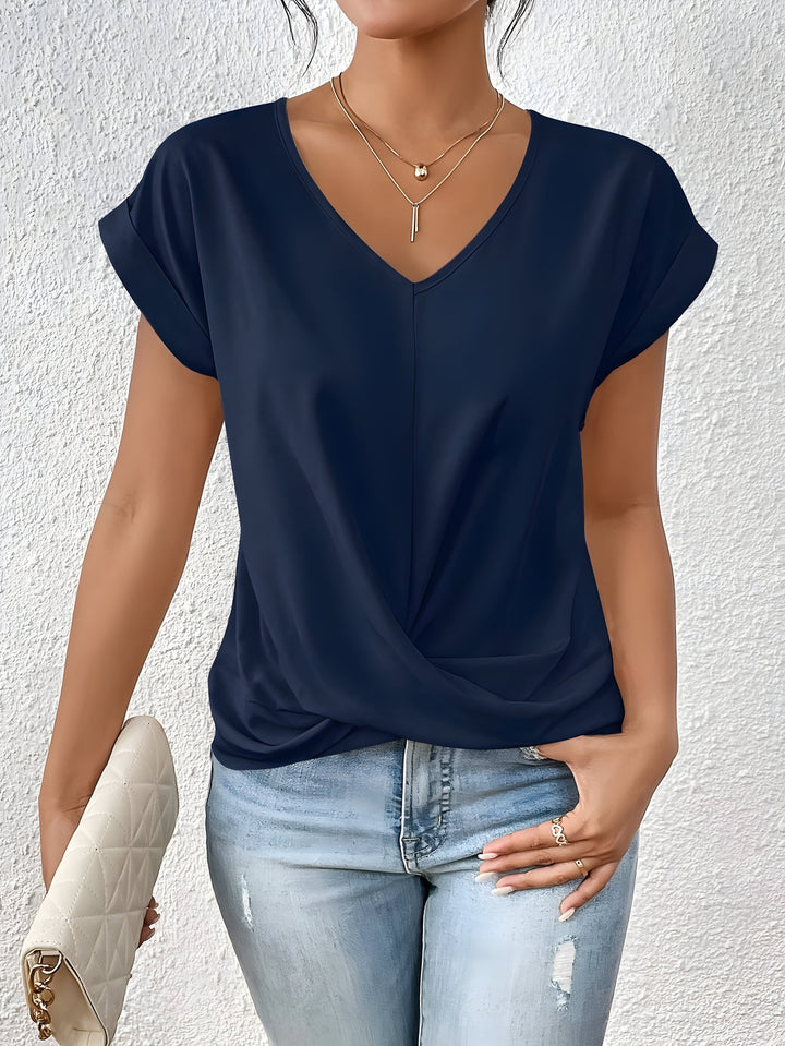 Sofia™ | Faina Elegante camicia casual con scollo a V