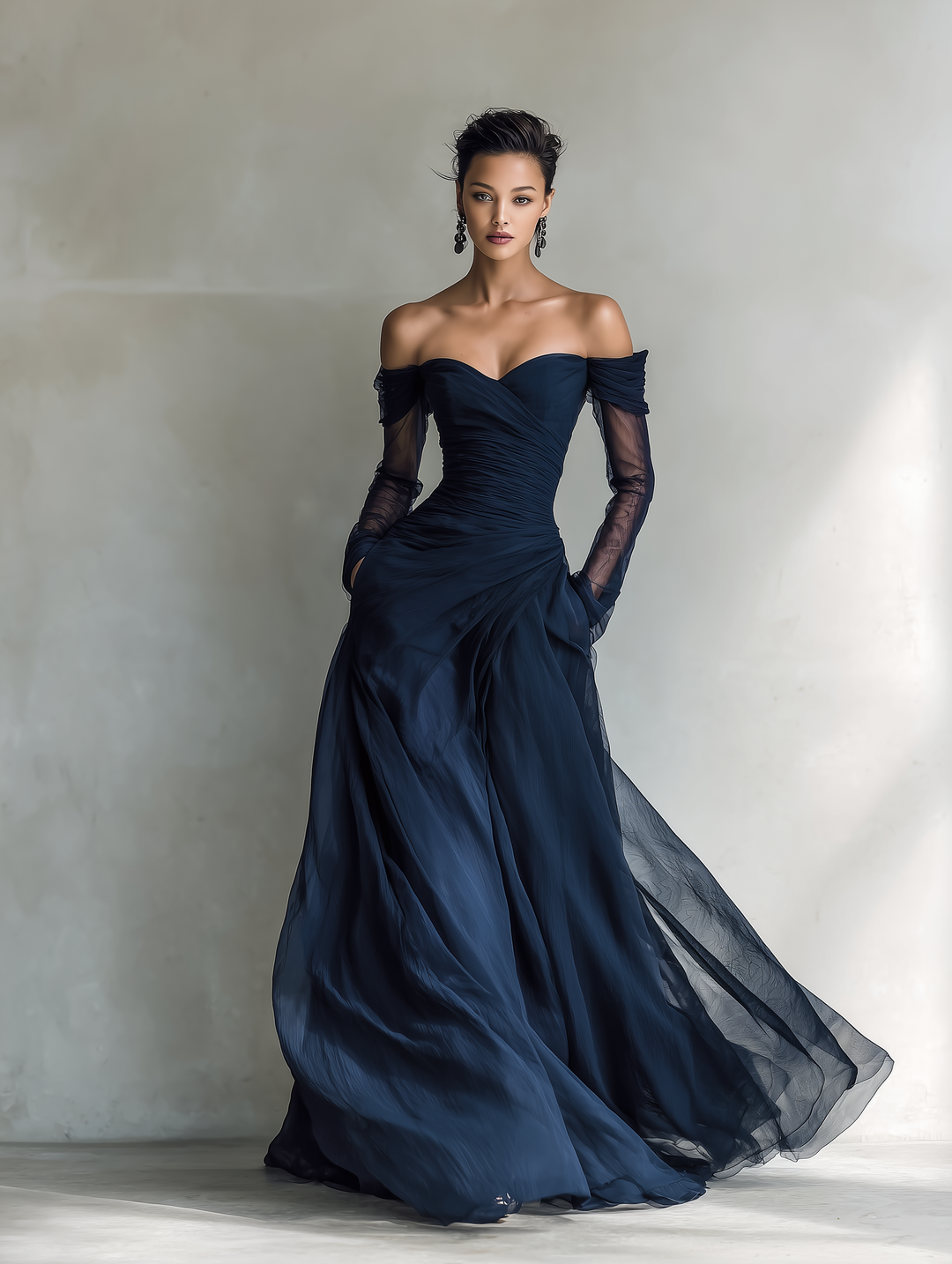 Bianca | Abito Elegante in Chiffon