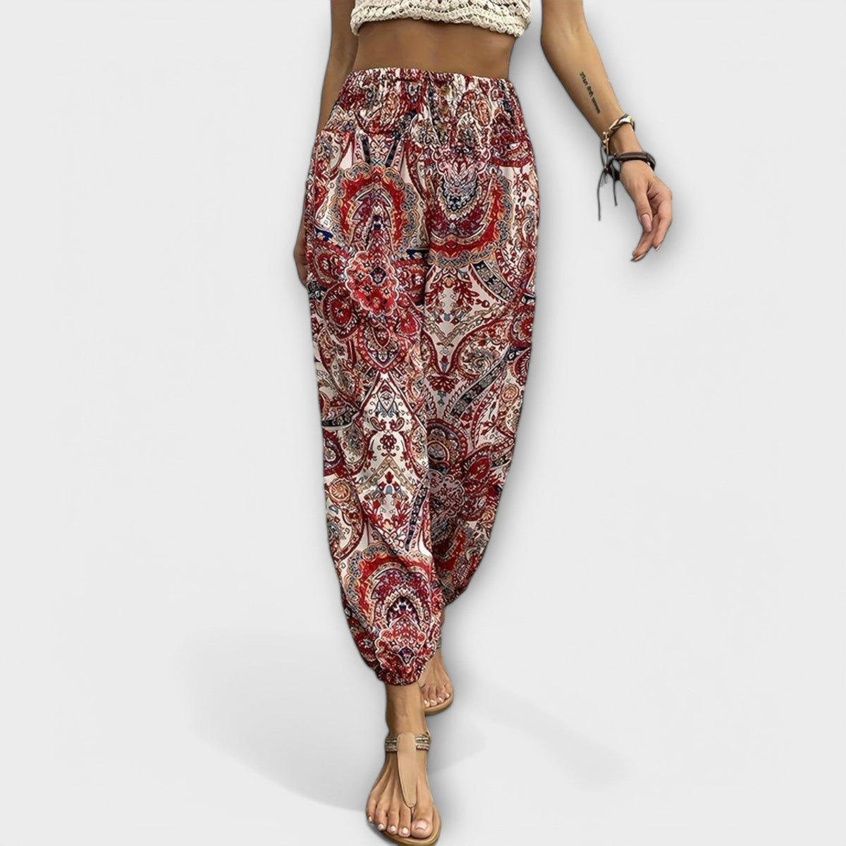 Scarlett - Collant con grafica etnica