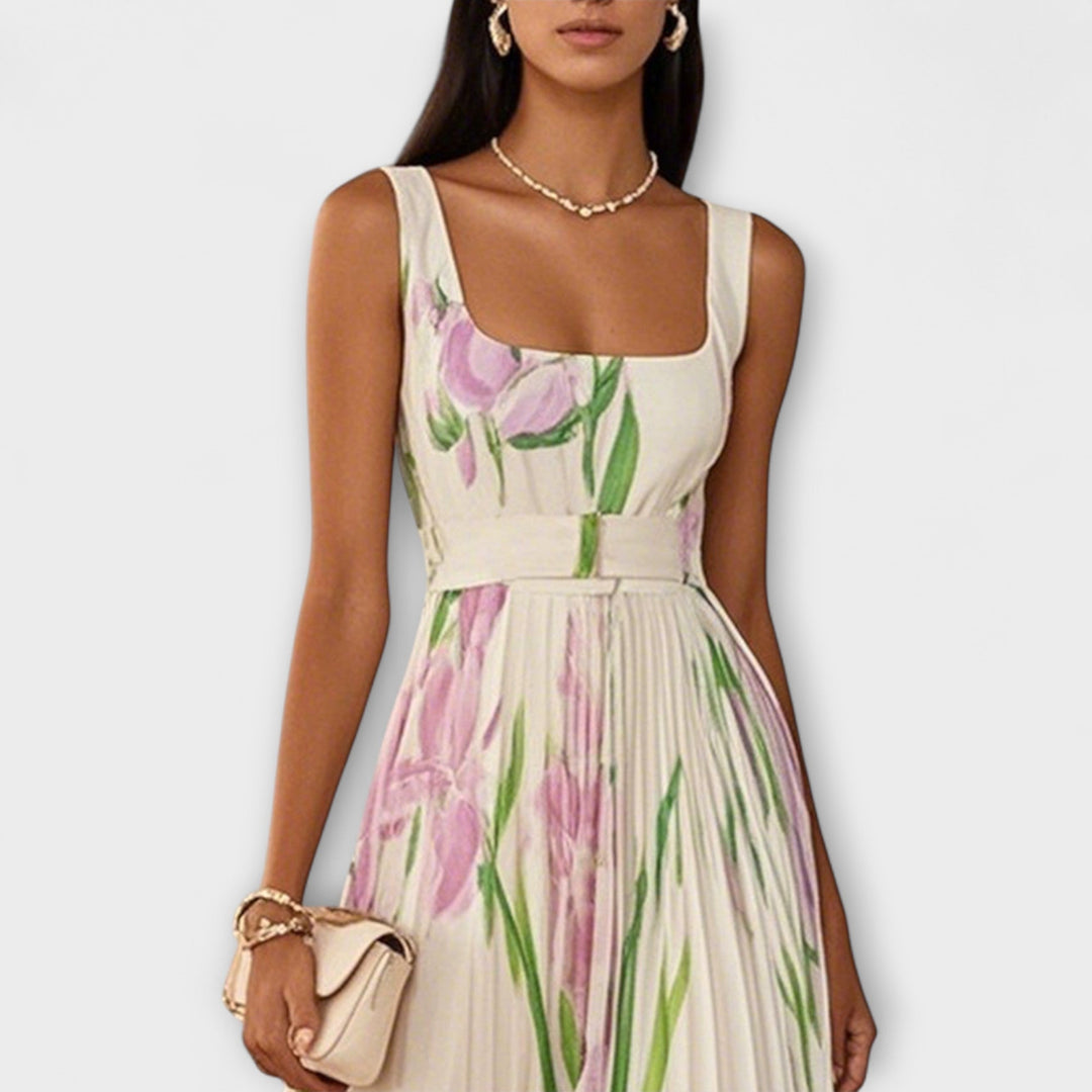 Penélope - Vestito Maxi in Chiffon
