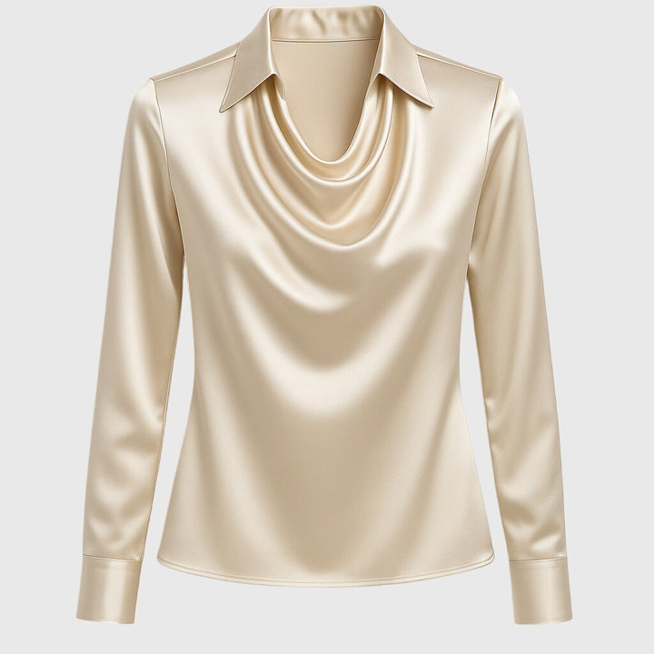 Giulia – Camicetta Elegante in Satin Lucido