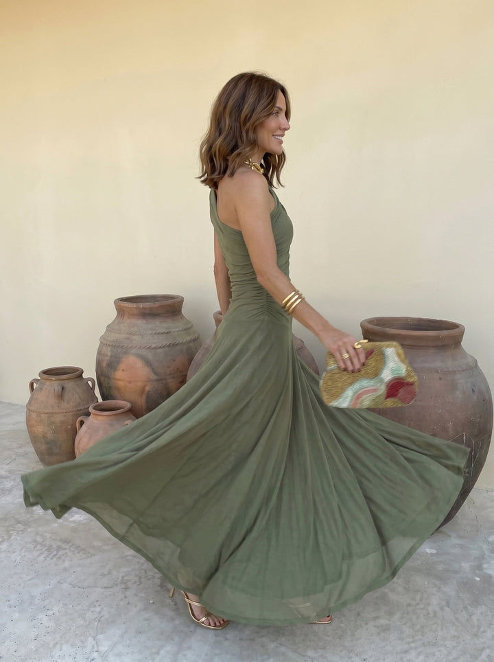 Toledo | Abito Lungo Elegante Monospalla