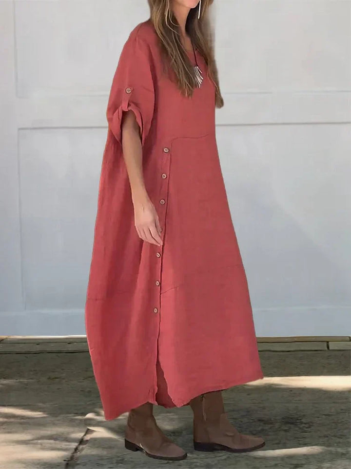 Vera - Abito in lino e cotone
