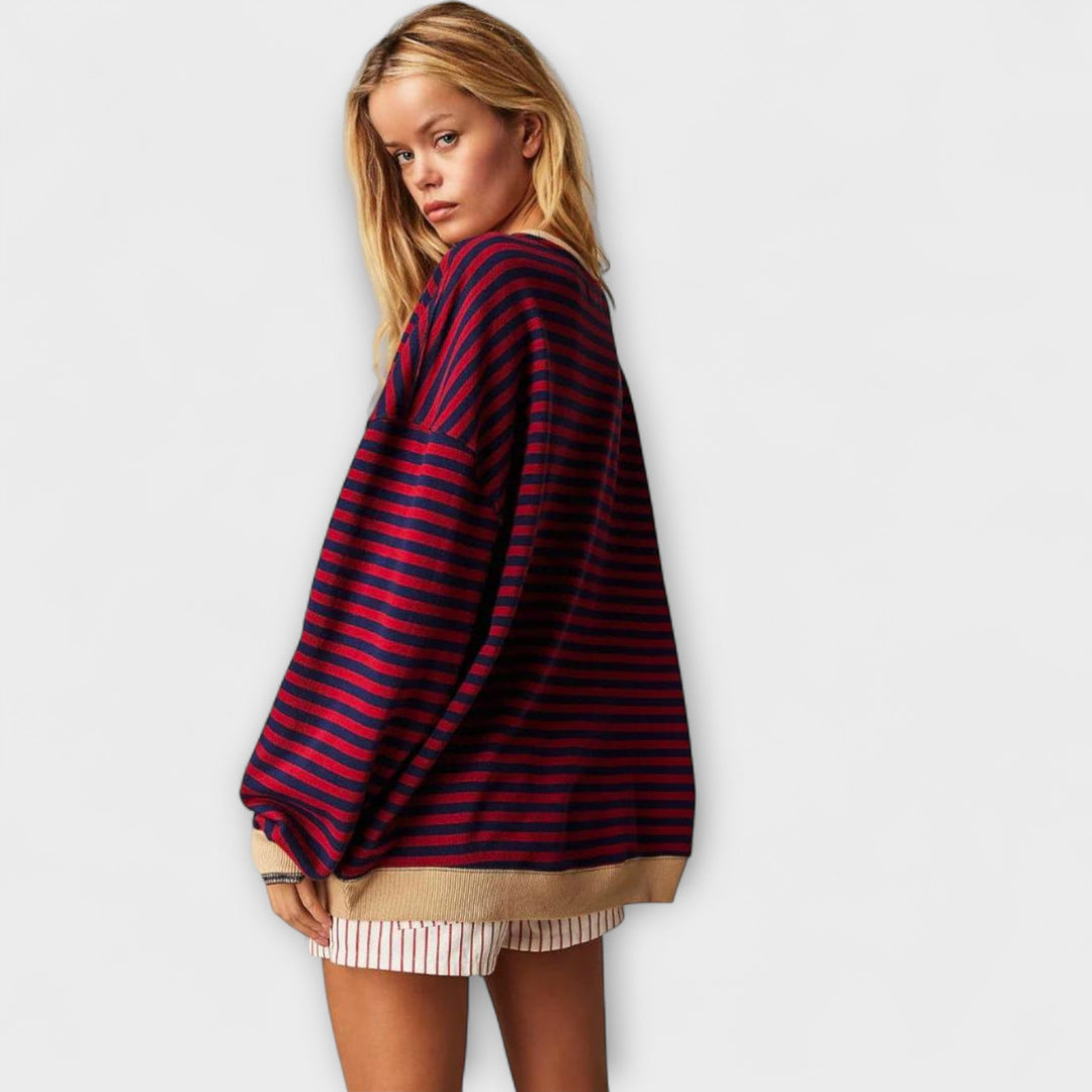 Mary - Maglione Oversize a Righe