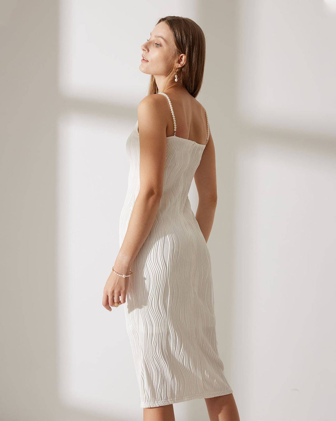 Abito Midi Pearl Wave