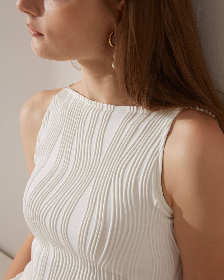 Abito Midi Pearl Wave
