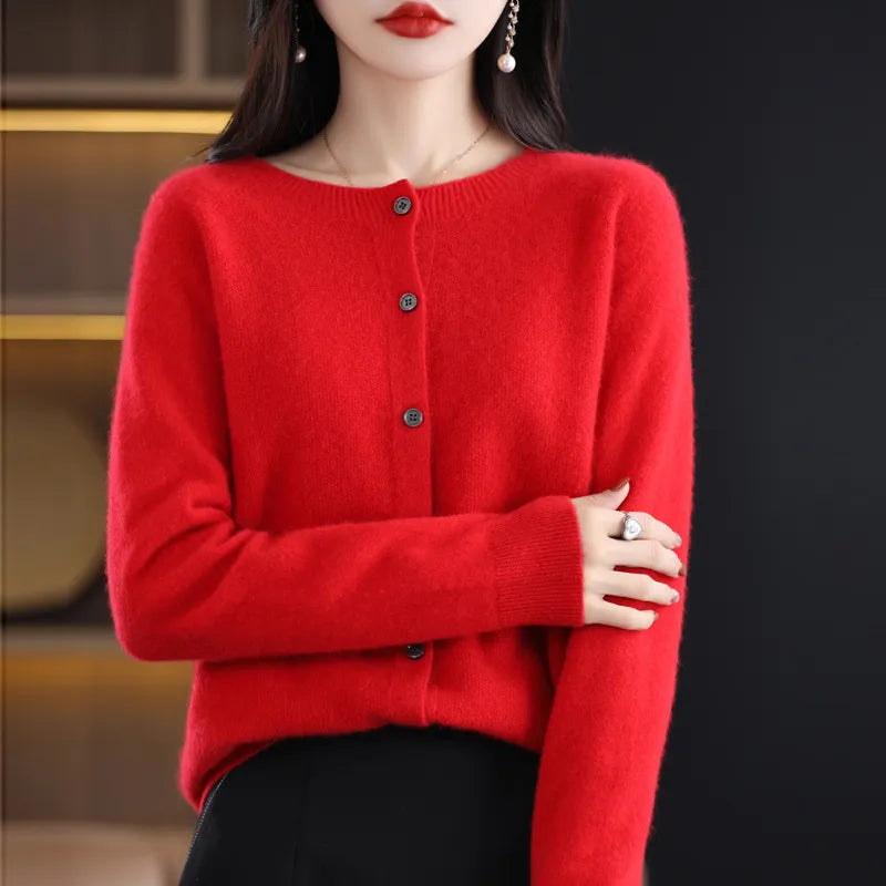 Mariana - Accogliente Cardigan in Lana