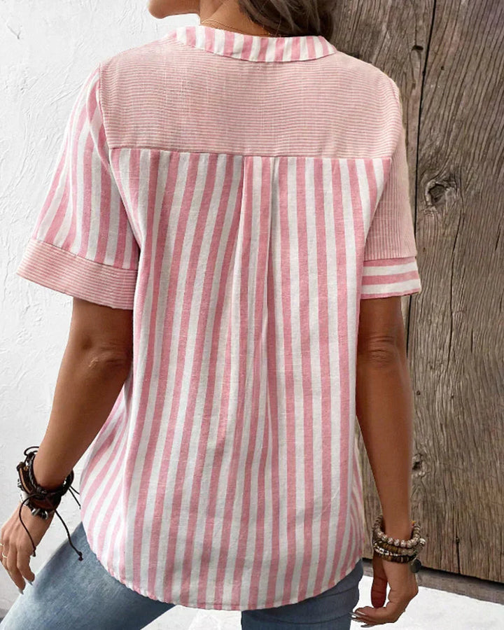 Sofia™ | Celie - Classico Top a Righe