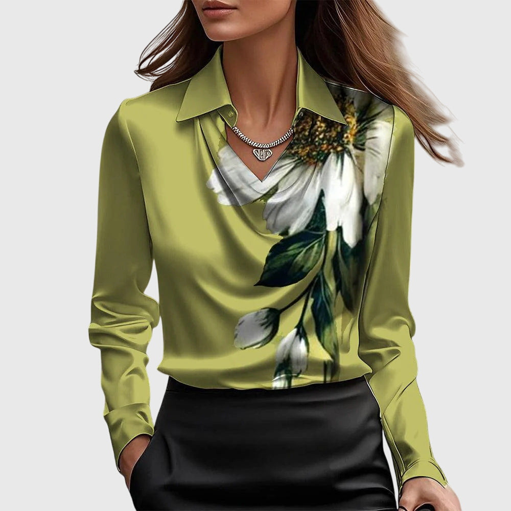 Giulia – Camicetta Elegante in Satin Lucido
