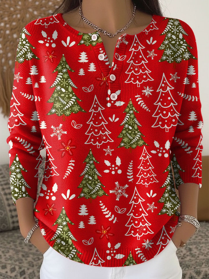 Sofia – Maglione di Natale con bottoni
