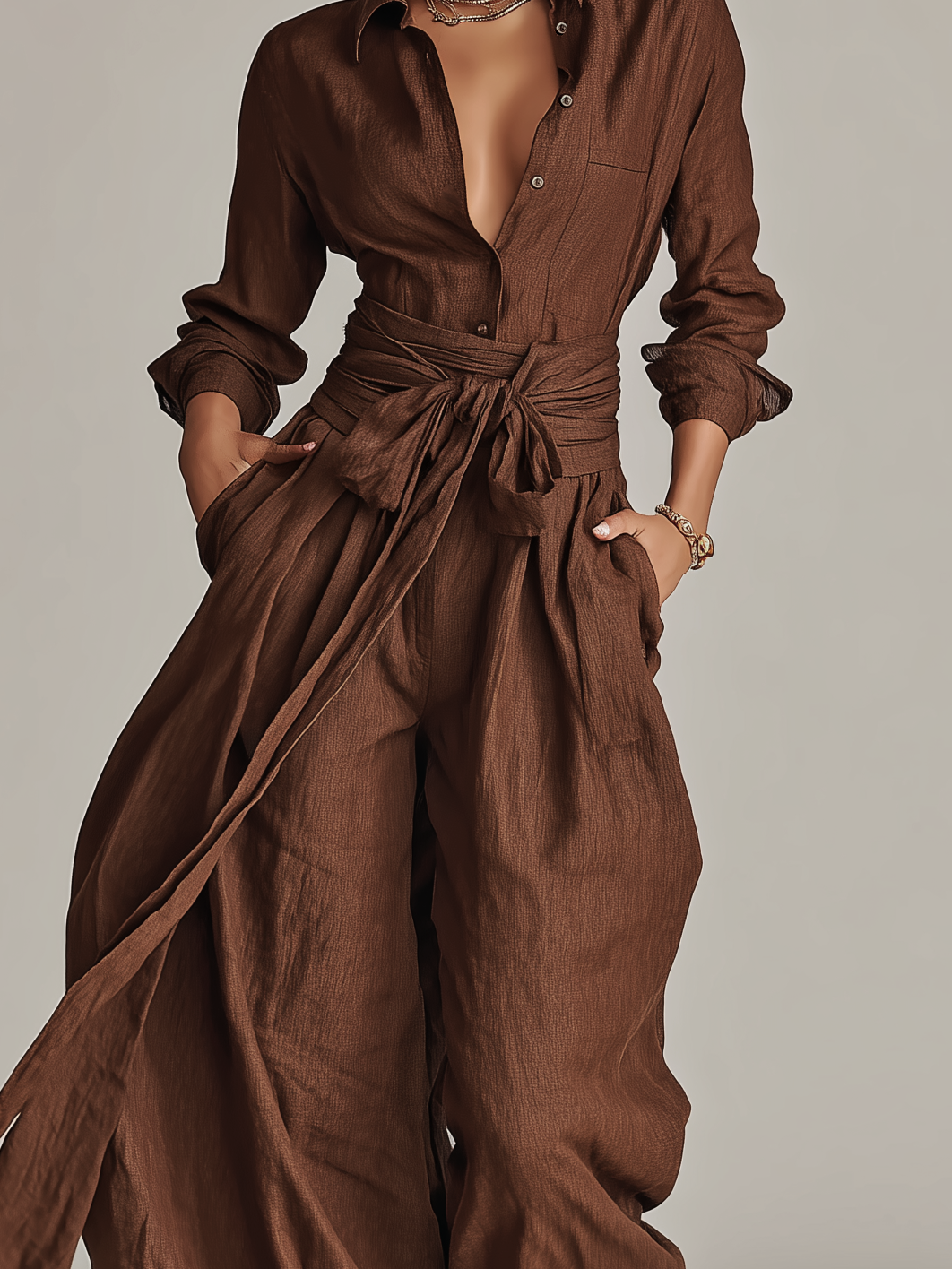 Francesca | Tuta Elegante in Lino