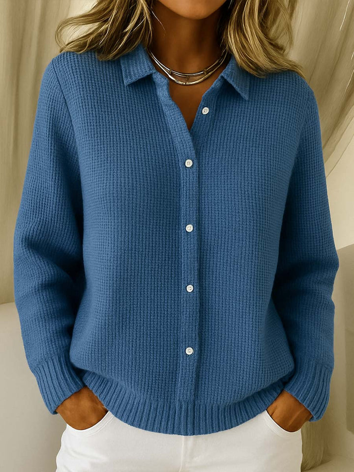Elaine | Cardigan Classico in Maglia con Bottoni