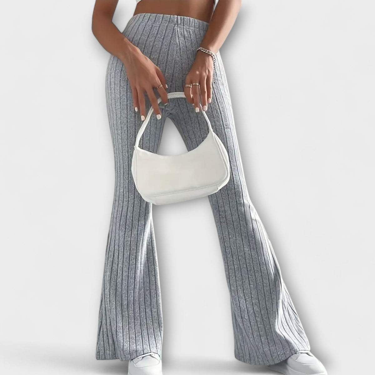 Luretta – Pantaloni svasati con struttura fine
