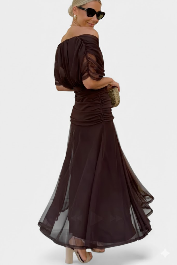 Velora™ | Vestito Floreale Lungo con Scollatura a V