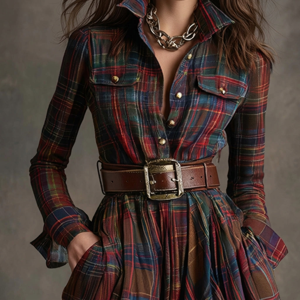 Mariana - Vestito Camicia con Cintura