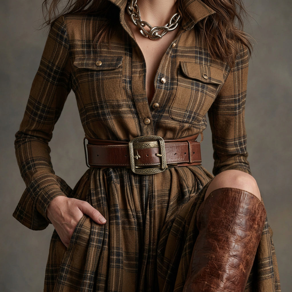 Mariana - Vestito Camicia con Cintura