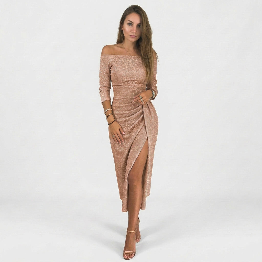 Natália - Abito elegante con spalle scoperte