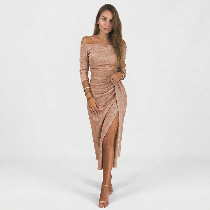 Natália - Abito elegante con spalle scoperte