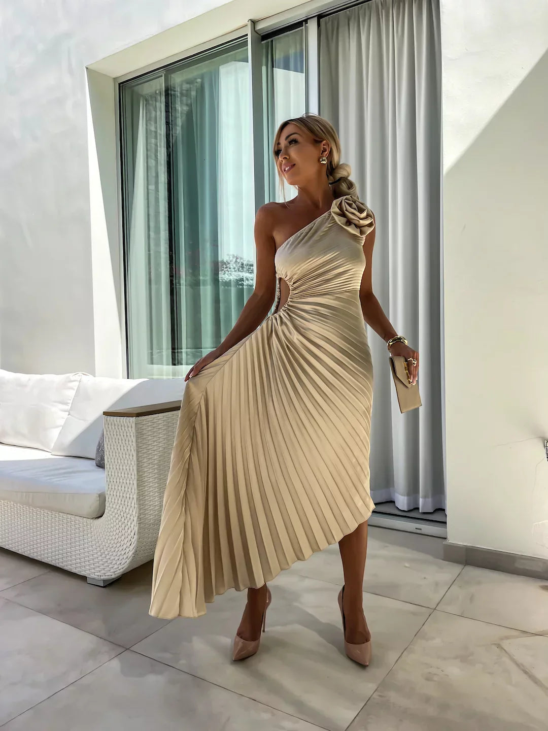 Sophia | Abito Romantico con Fiori