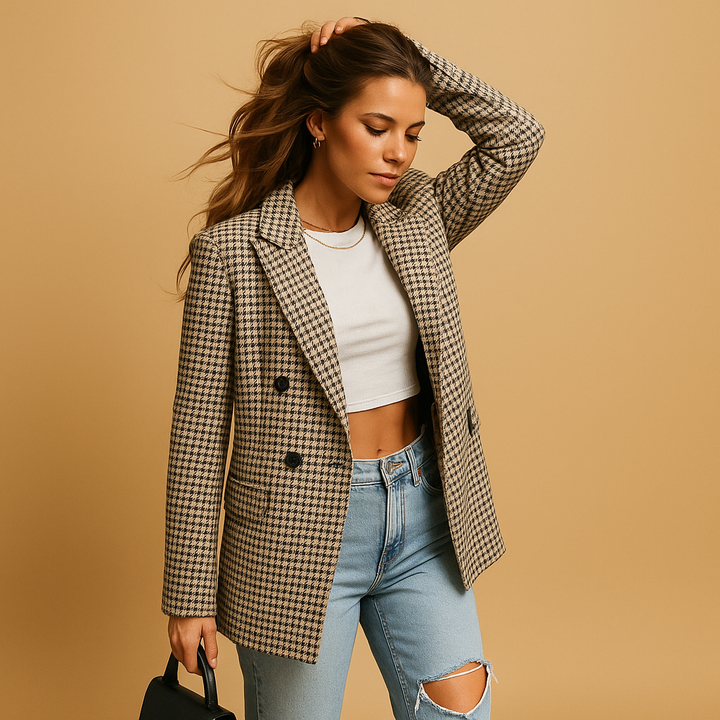 Blazer aderente con taglio classico per donne | Merel