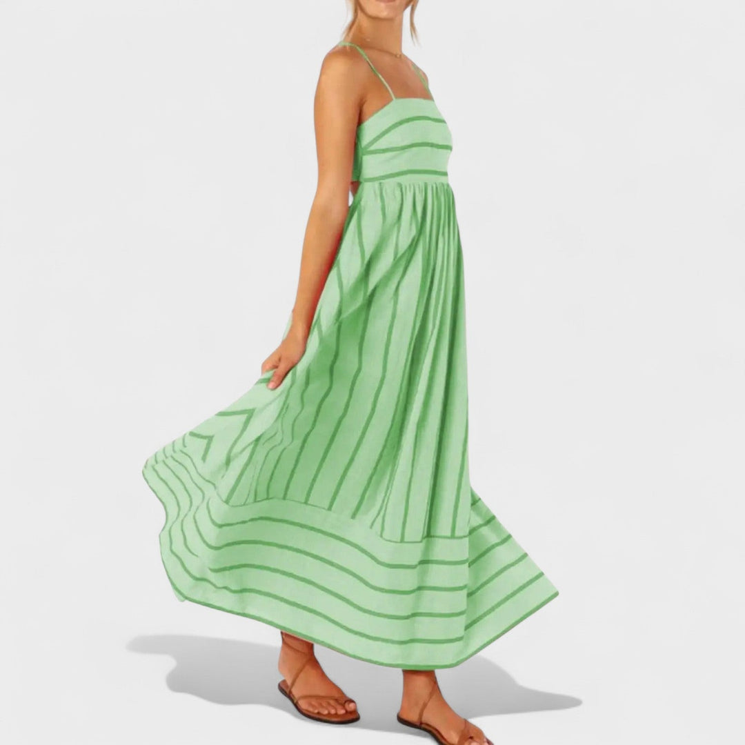 Isabel - Vestito lungo a righe