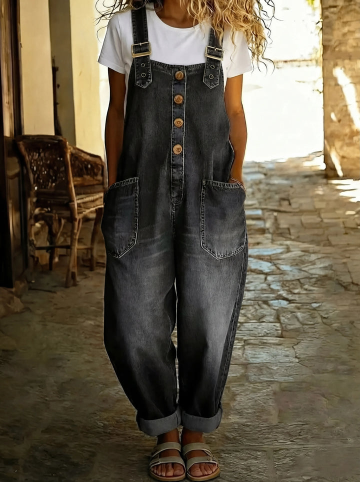 Alessia | Salopette Denim Comfort Elegante