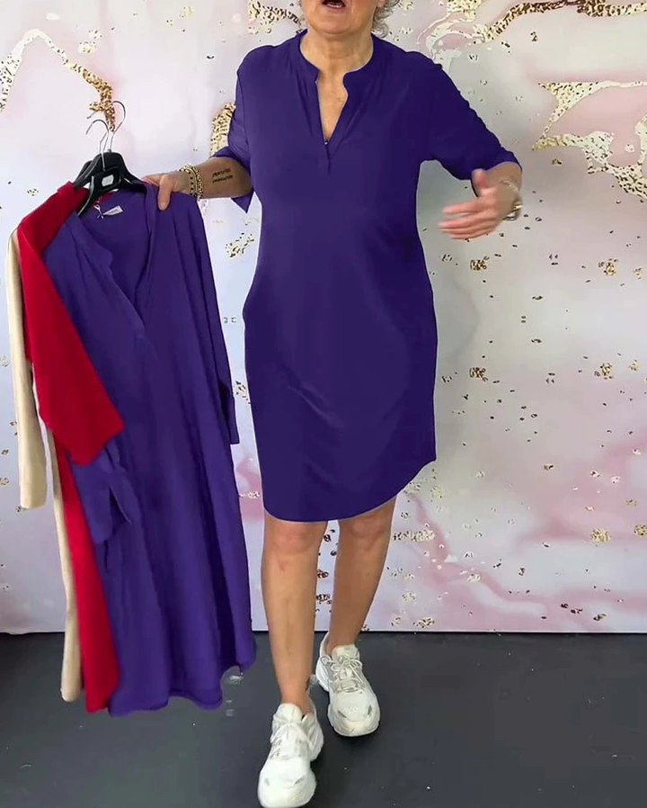 Orlane - Abito elegante con scollo a V