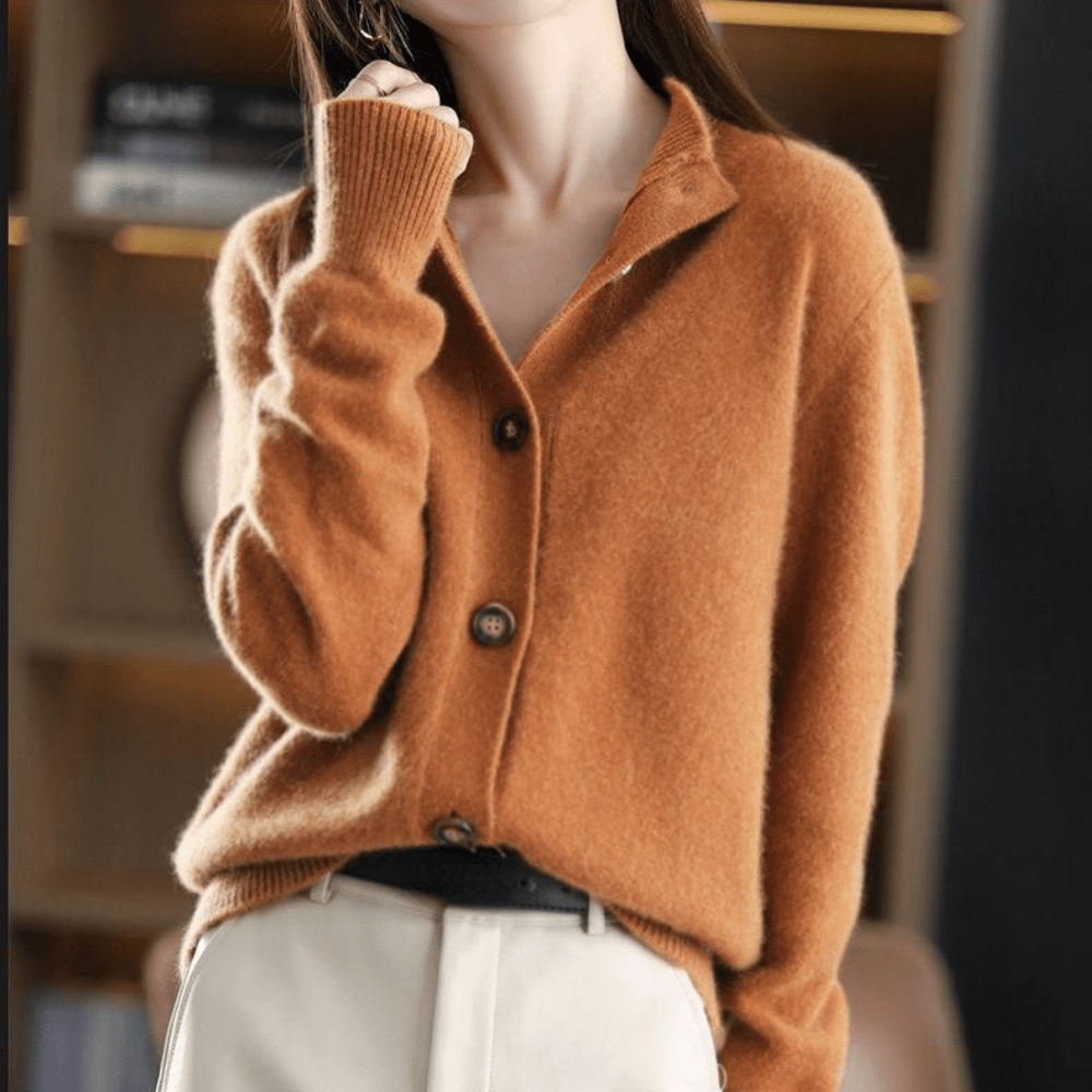 Elisa™ | Gilet in Cashmere e Maglia