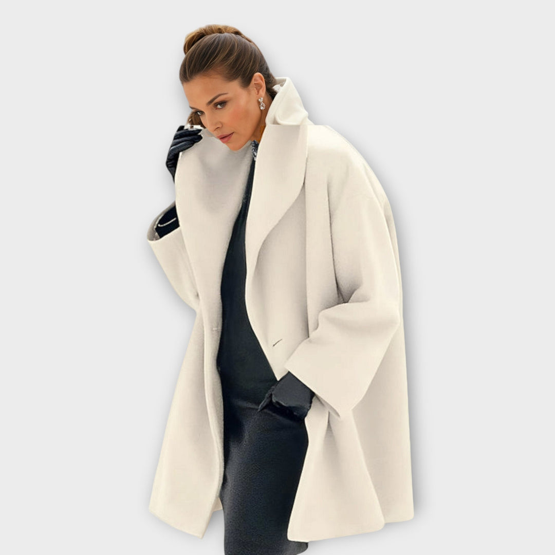 Emma - Cappotto in Lana Impermeabile Premium
