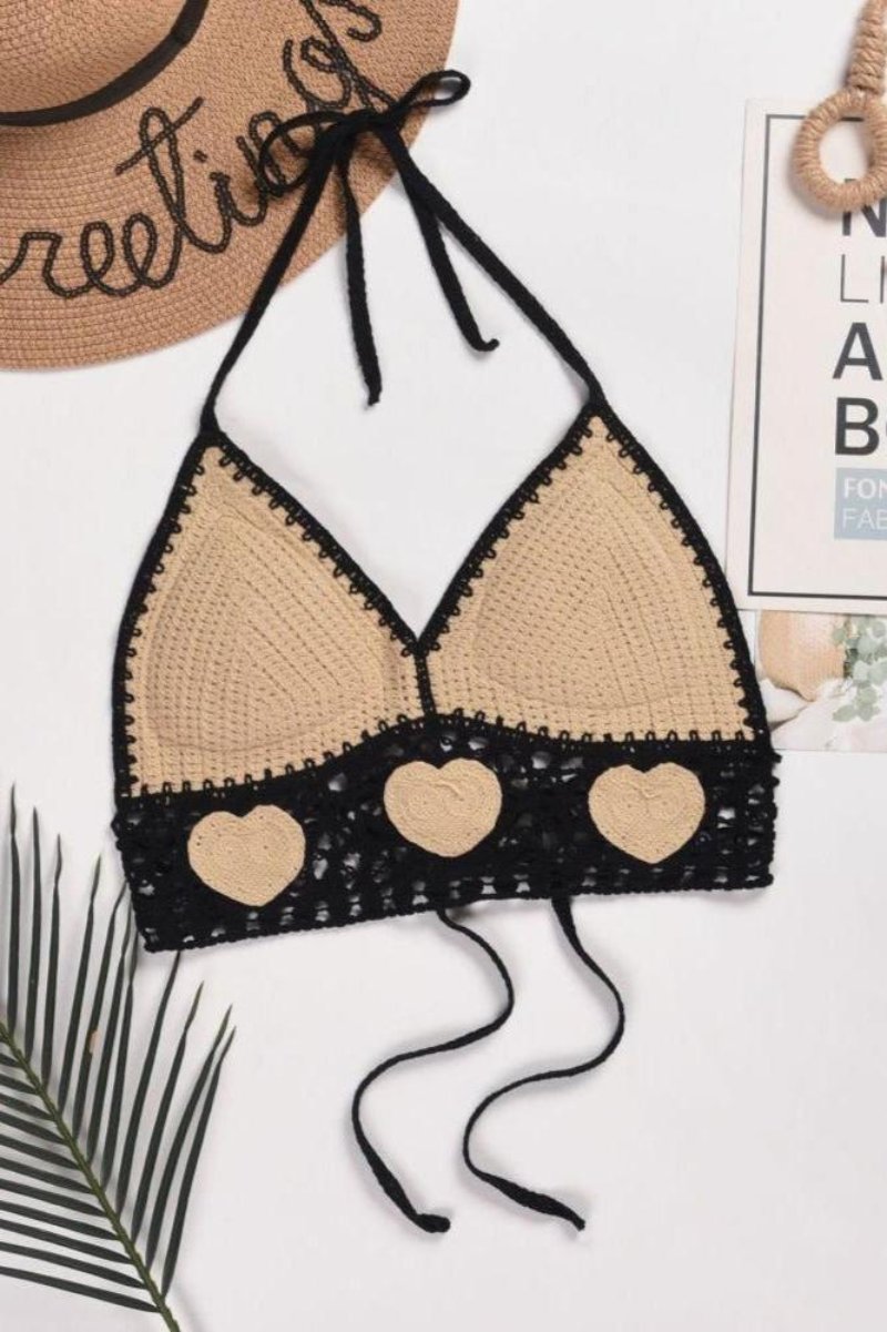 Sofia™ | Top reggiseno a cuore all'uncinetto Josie