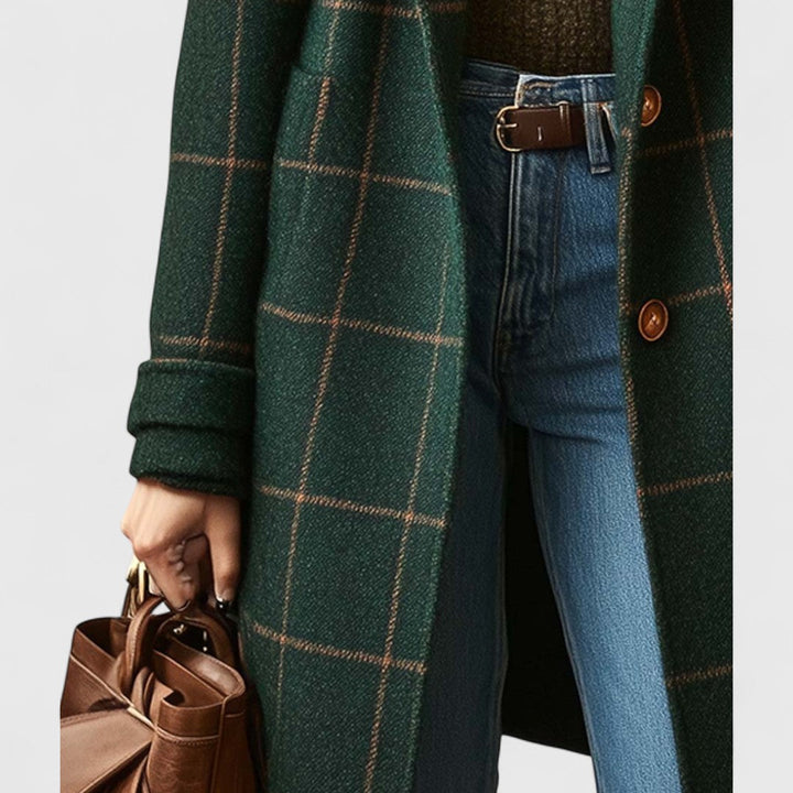 Fiona – Cappotto a Quadri Classico