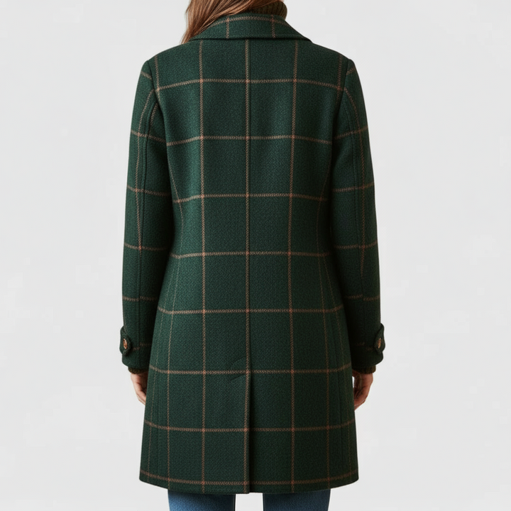 Fiona – Cappotto a Quadri Classico