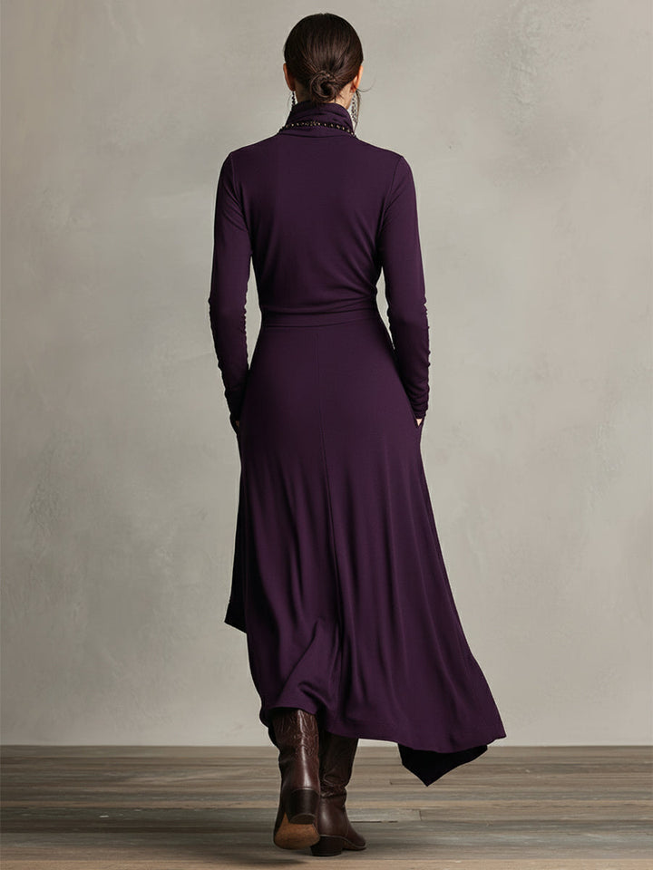 Eleonora | Abito Maxi Drappeggiato