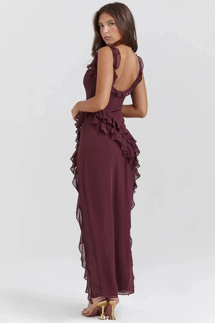 Lara™ | Abito Maxi Elegante con Spacco