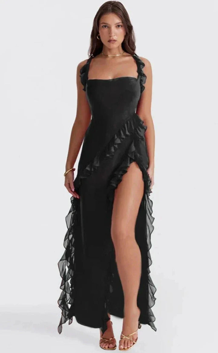 Lara™ | Abito Maxi Elegante con Spacco