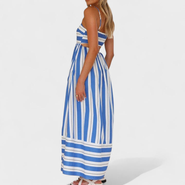 Isabel - Vestito lungo a righe