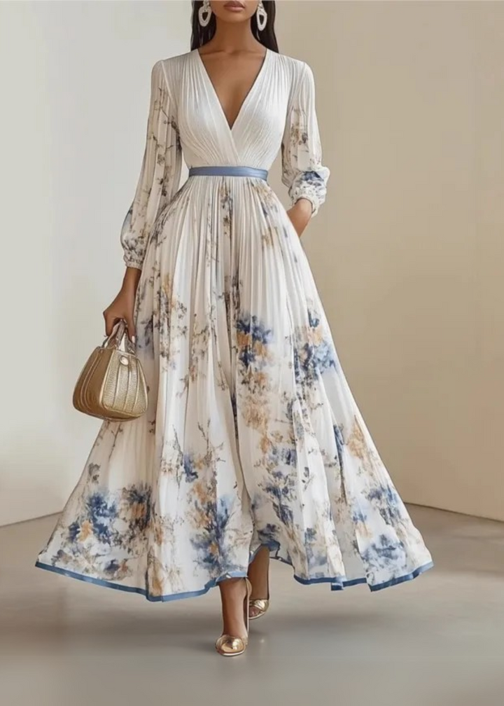 Cecile - Maxi abito floreale