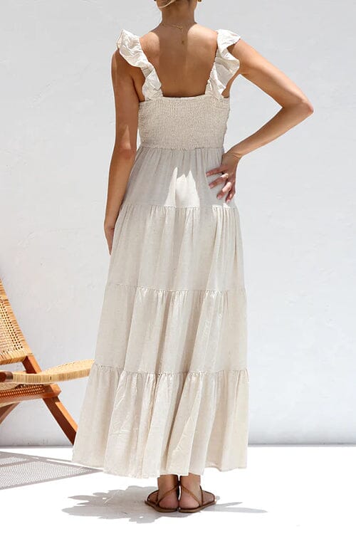 Emilia™ | Elegante Maxi Abito con Ruches