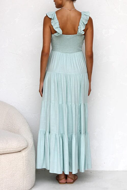 Emilia™ | Elegante Maxi Abito con Ruches