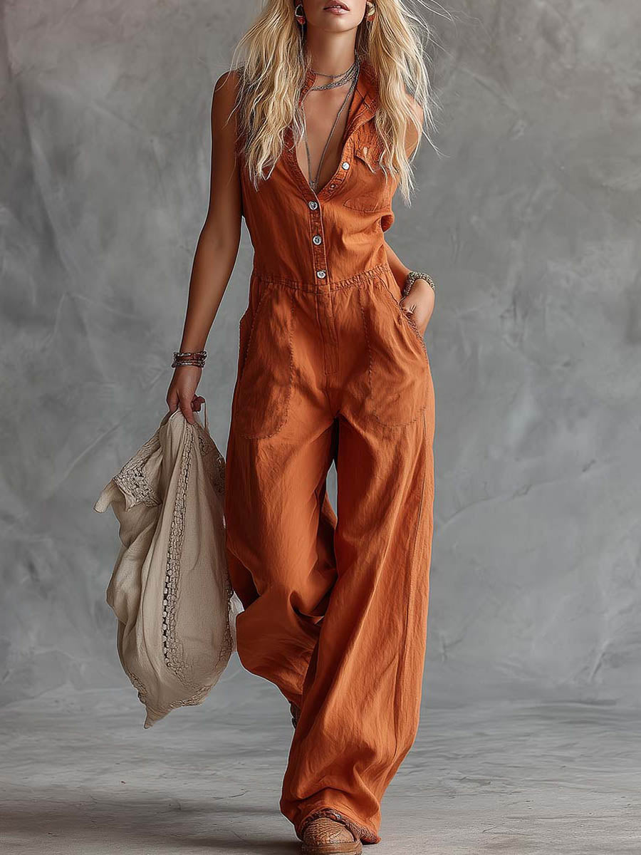 Chiara | Tuta Casual in Cotone e Lino