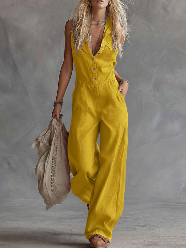 Chiara | Tuta Casual in Cotone e Lino