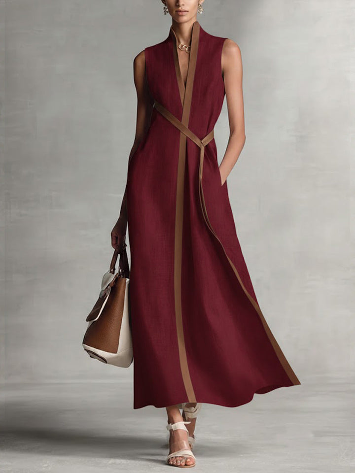 Isabella | Abito Elegante in Cotone e Lino