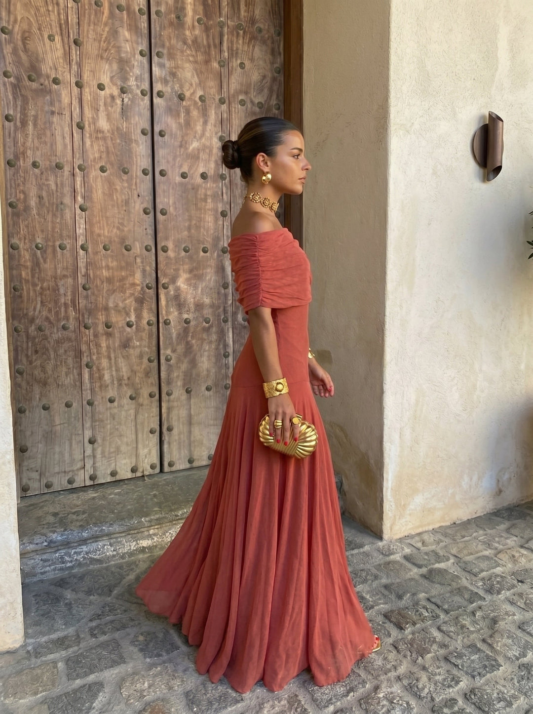 Toledo | Abito Lungo Elegante Monospalla