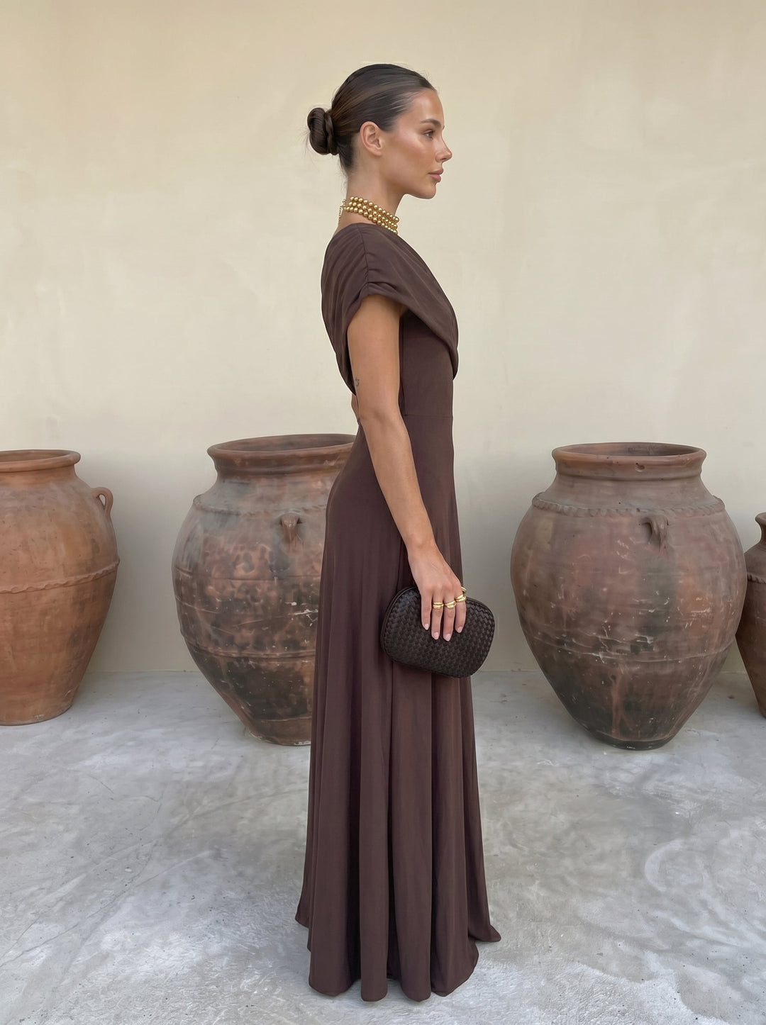 Toledo | Abito Lungo Elegante Monospalla