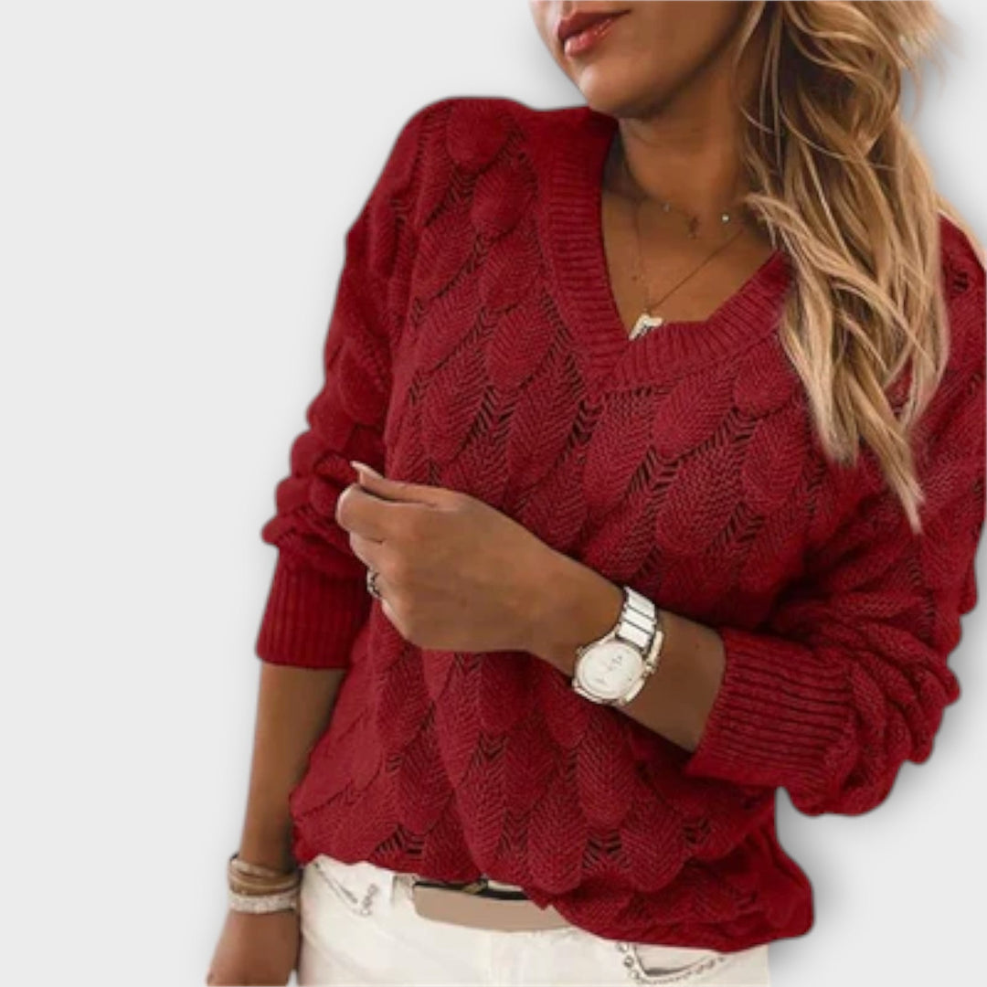Noemier - Pullover con scollo a V