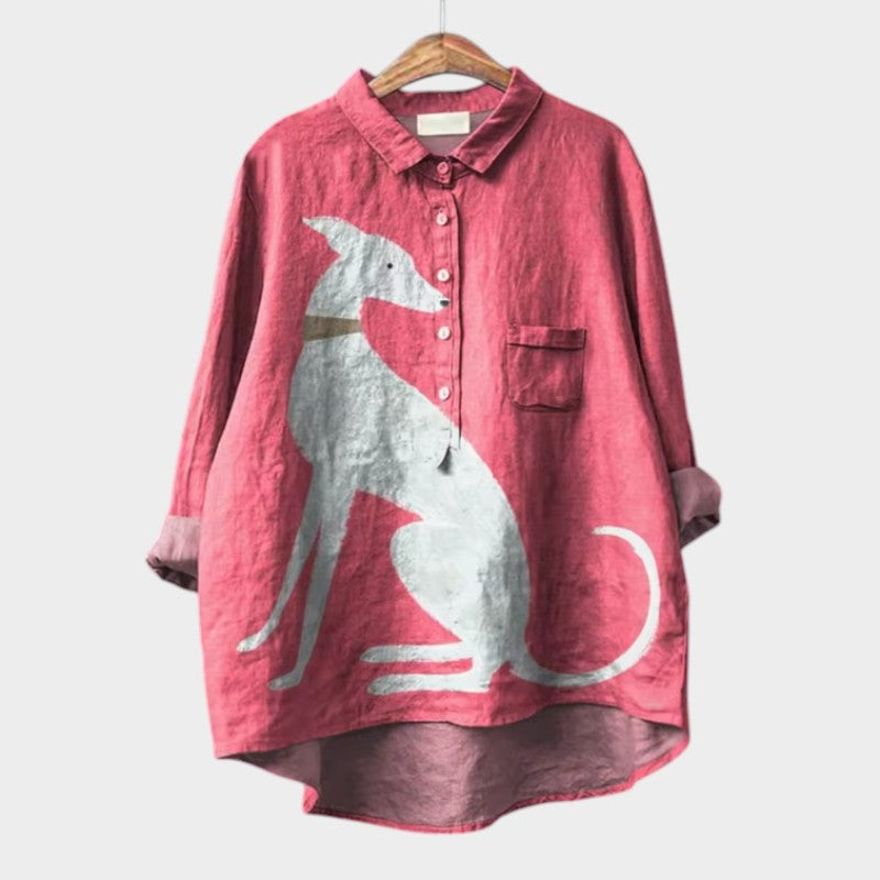 Amélie | Elegante Camicia Estiva in Lino